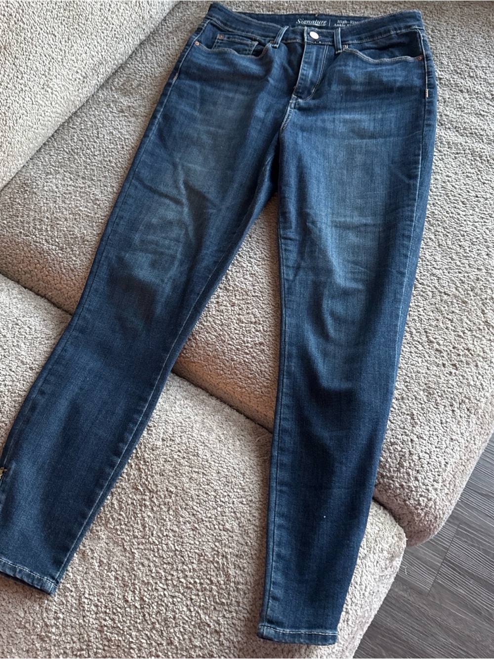 Signature Dark Blue Skinny Jeans